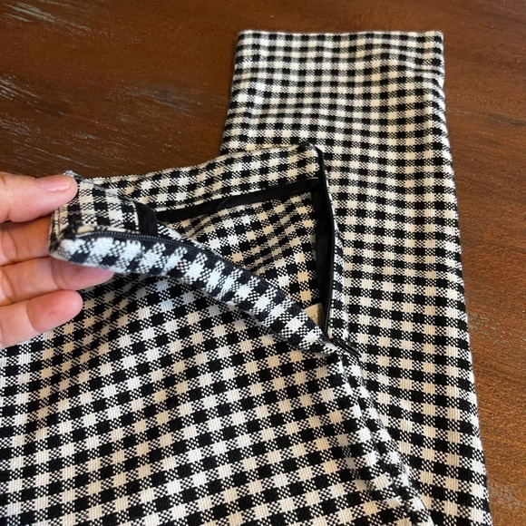 Free People Checkered Cropped Women's Pants Size 2 - Picture 4 of 10